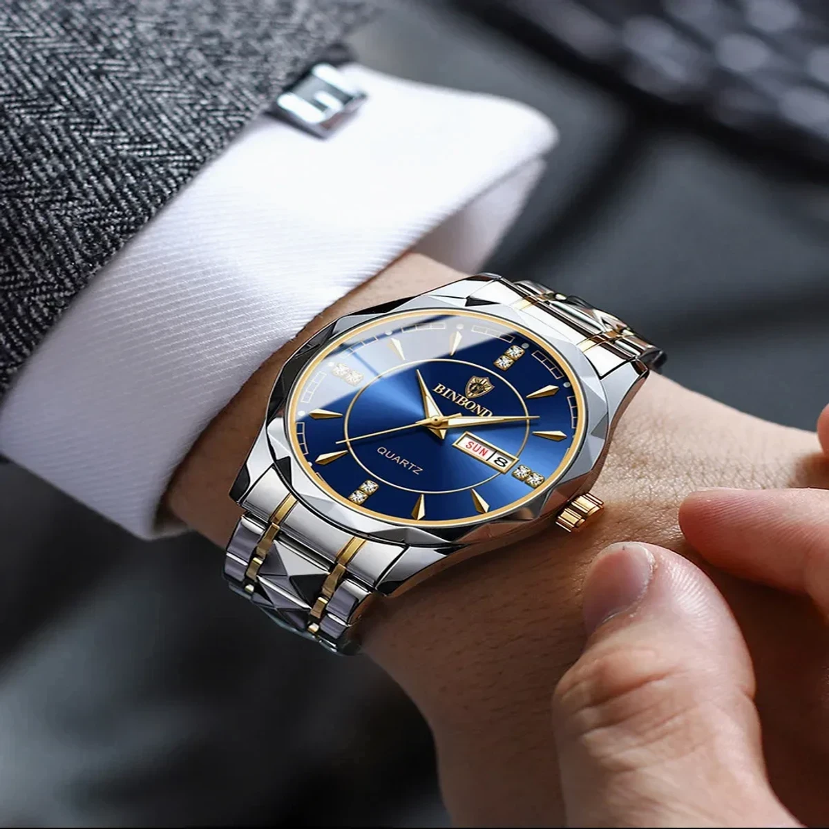 BINBOND Men's Luxury Watch