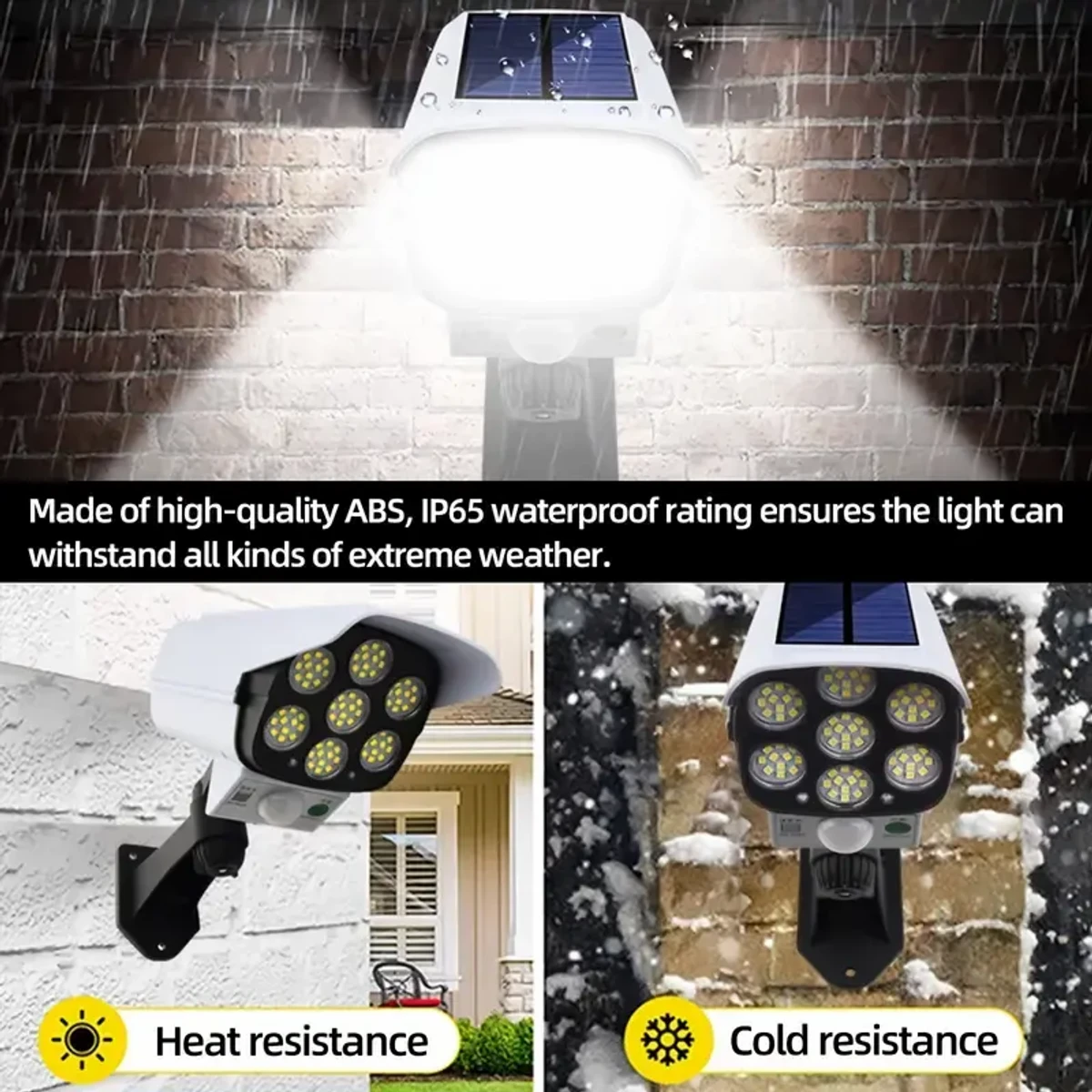Motion Sensor LED Spotlight Waterproof Wall Street Lamp Outdoor Solar Lights with remote