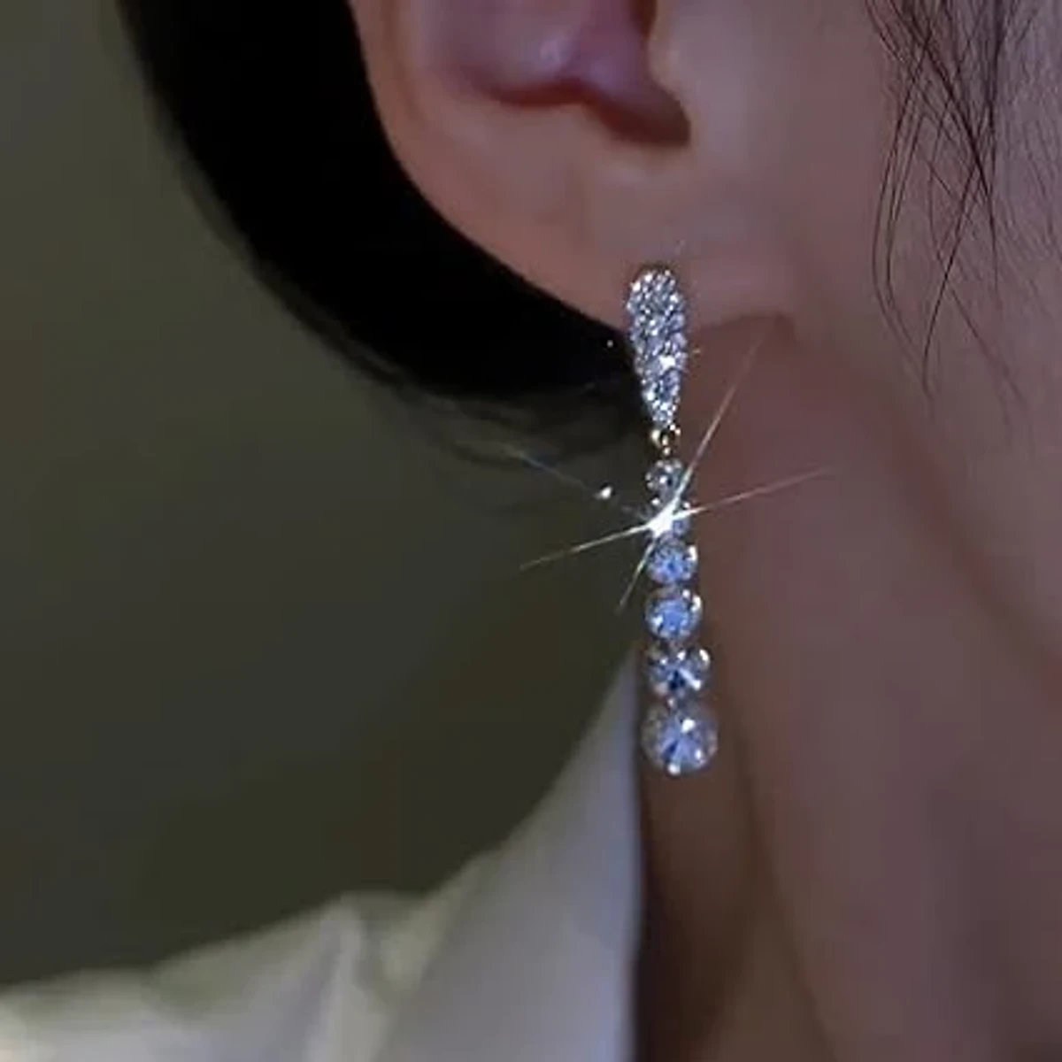 Ray Diamond Earring